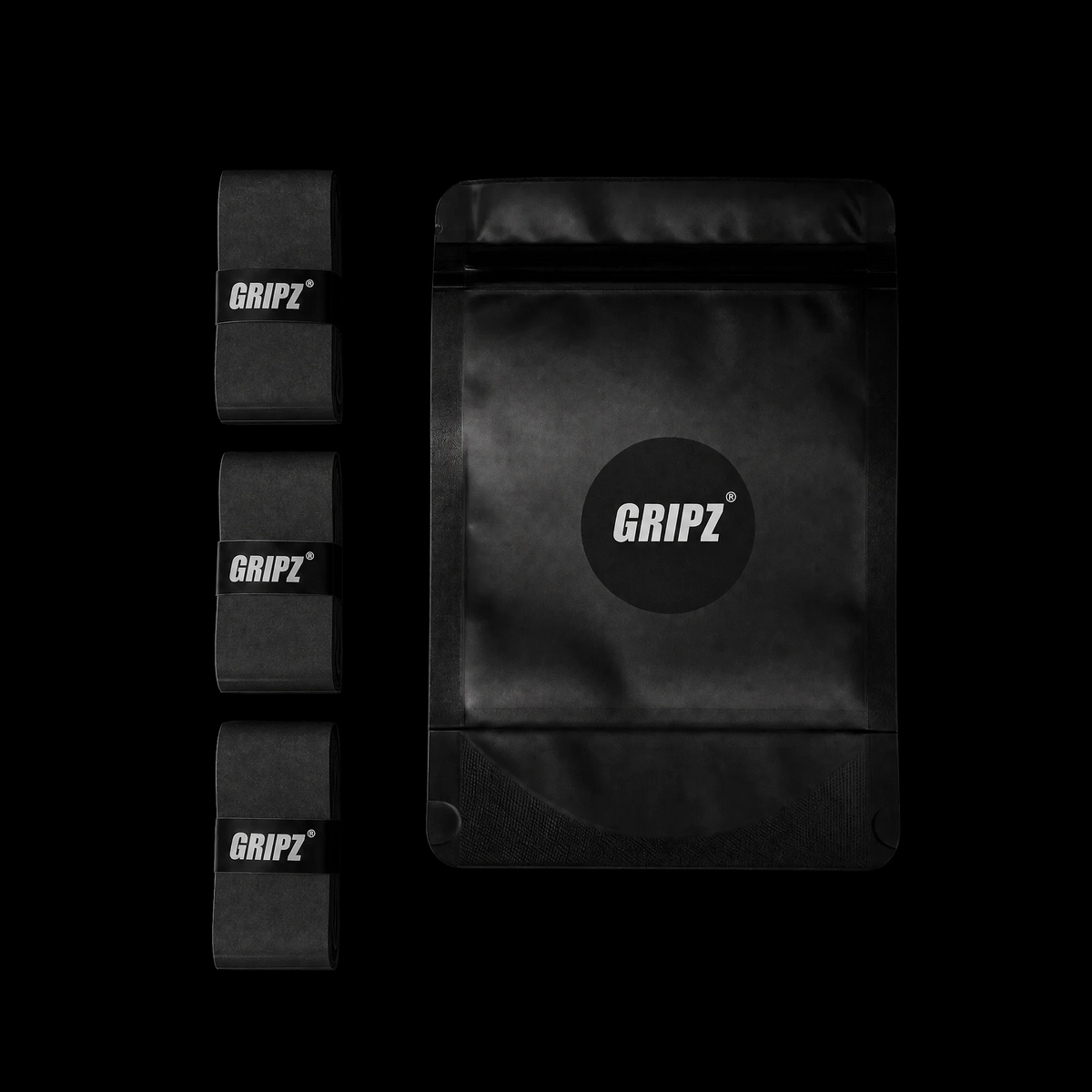 GRIPZ 3ER PACK | SCHWARZ